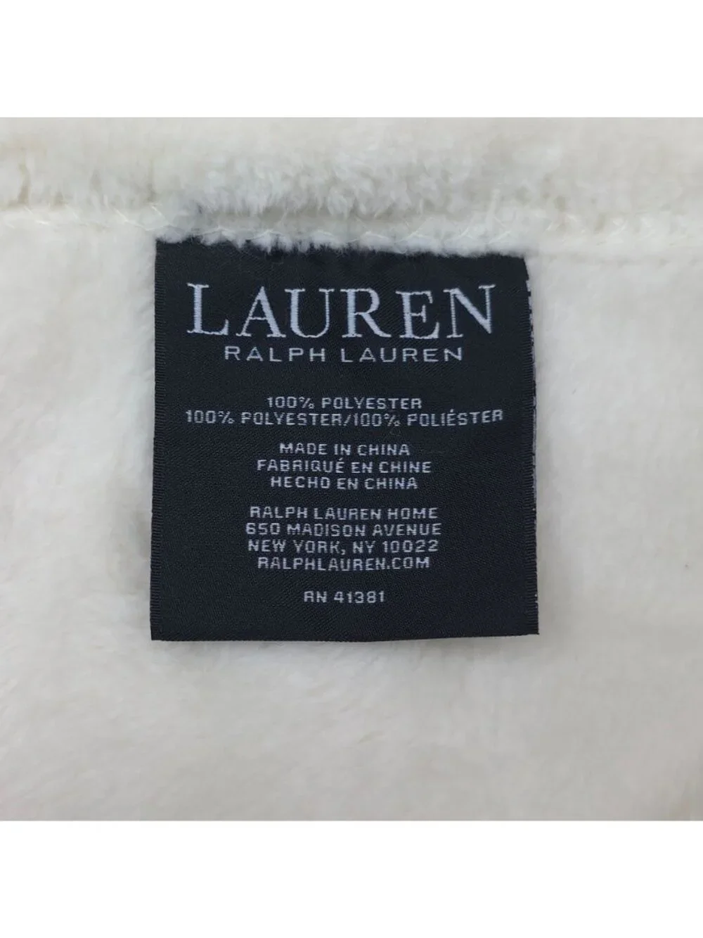 Lauren Ralph Lauren Twin Micromink Blanket 66